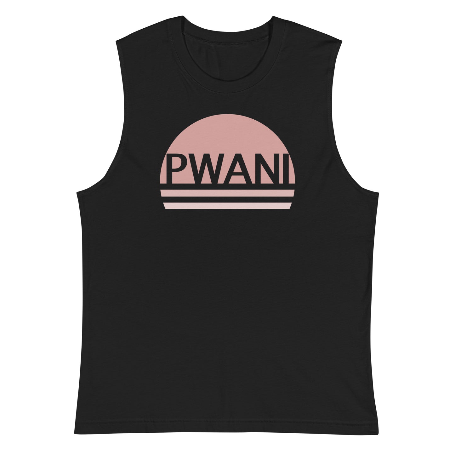 Pwani Logo Coral Unisex Muscle Shirt