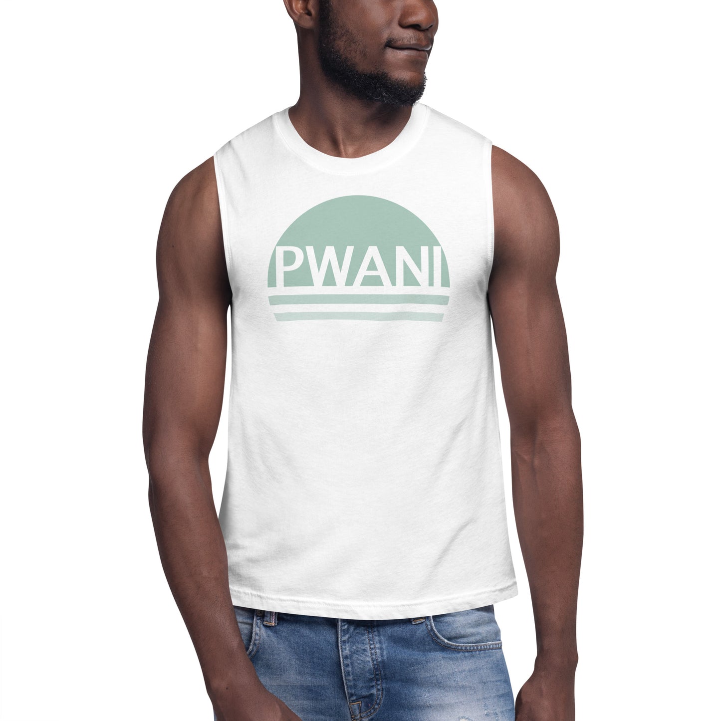 Pwani Logo Ocean Unisex Muscle Shirt