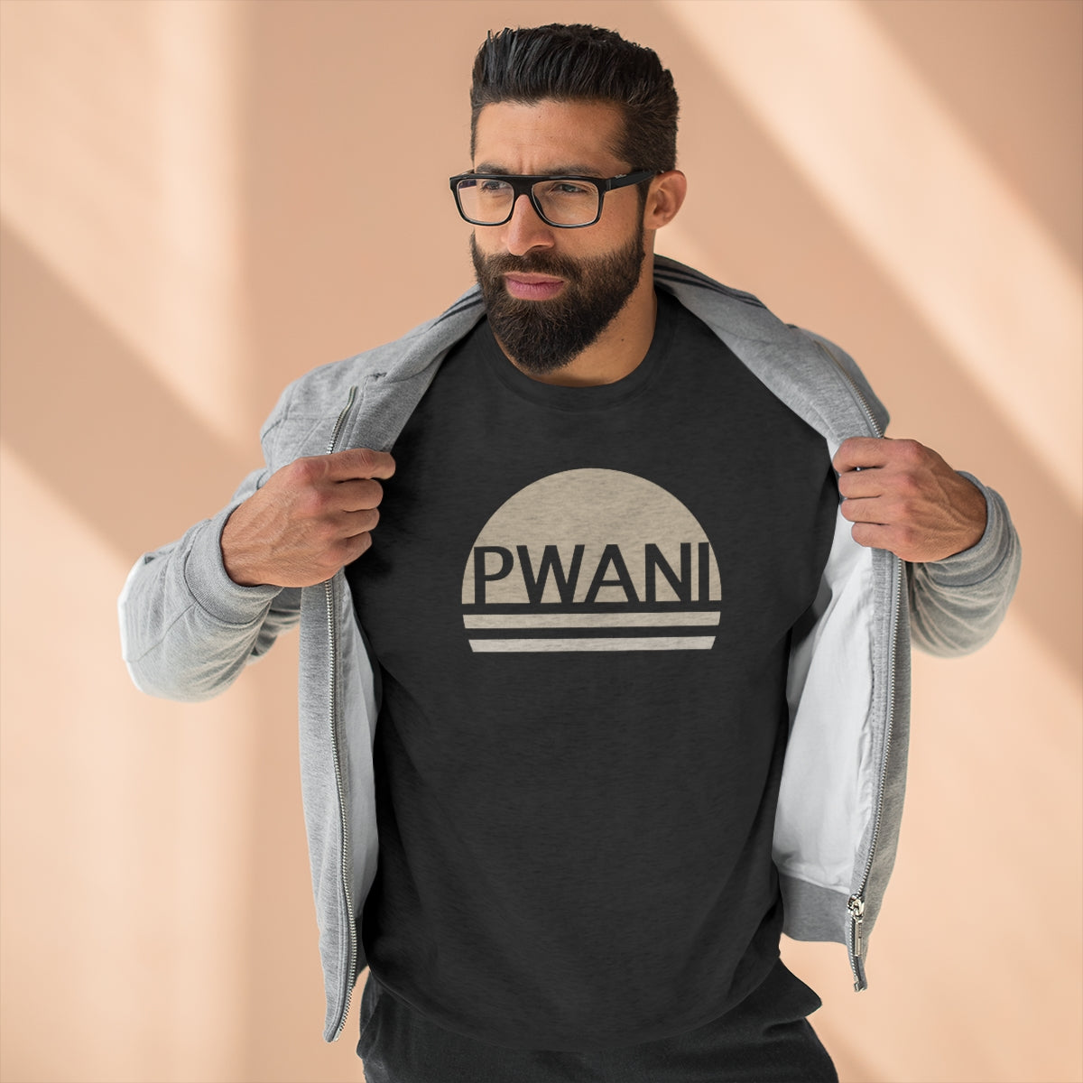 Pwani Logo Unisex Crewneck Sweatshirt - Sand