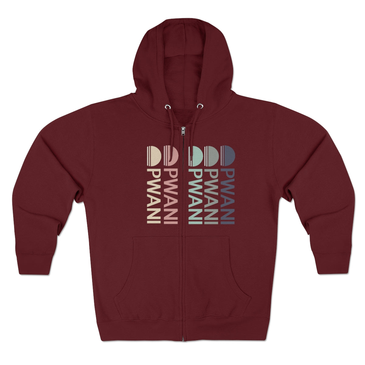 Pwani Colors Unisex Full Zip Hoodie