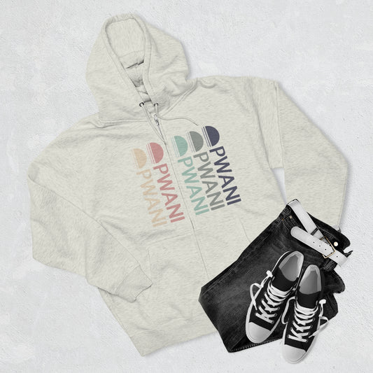 Pwani Colors Unisex Full Zip Hoodie