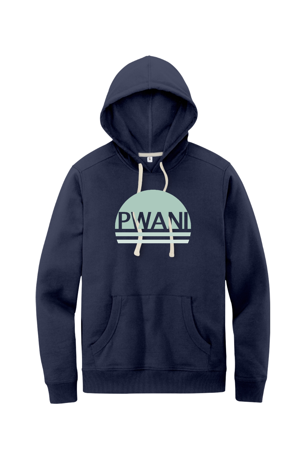 Pwani Logo Recycled Unisex Hoodie - Ocean