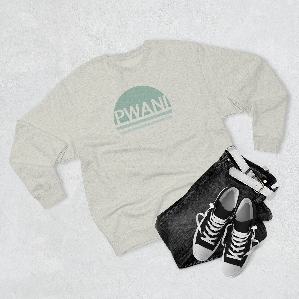 Pwani Logo Unisex Crewneck Sweatshirt - Ocean