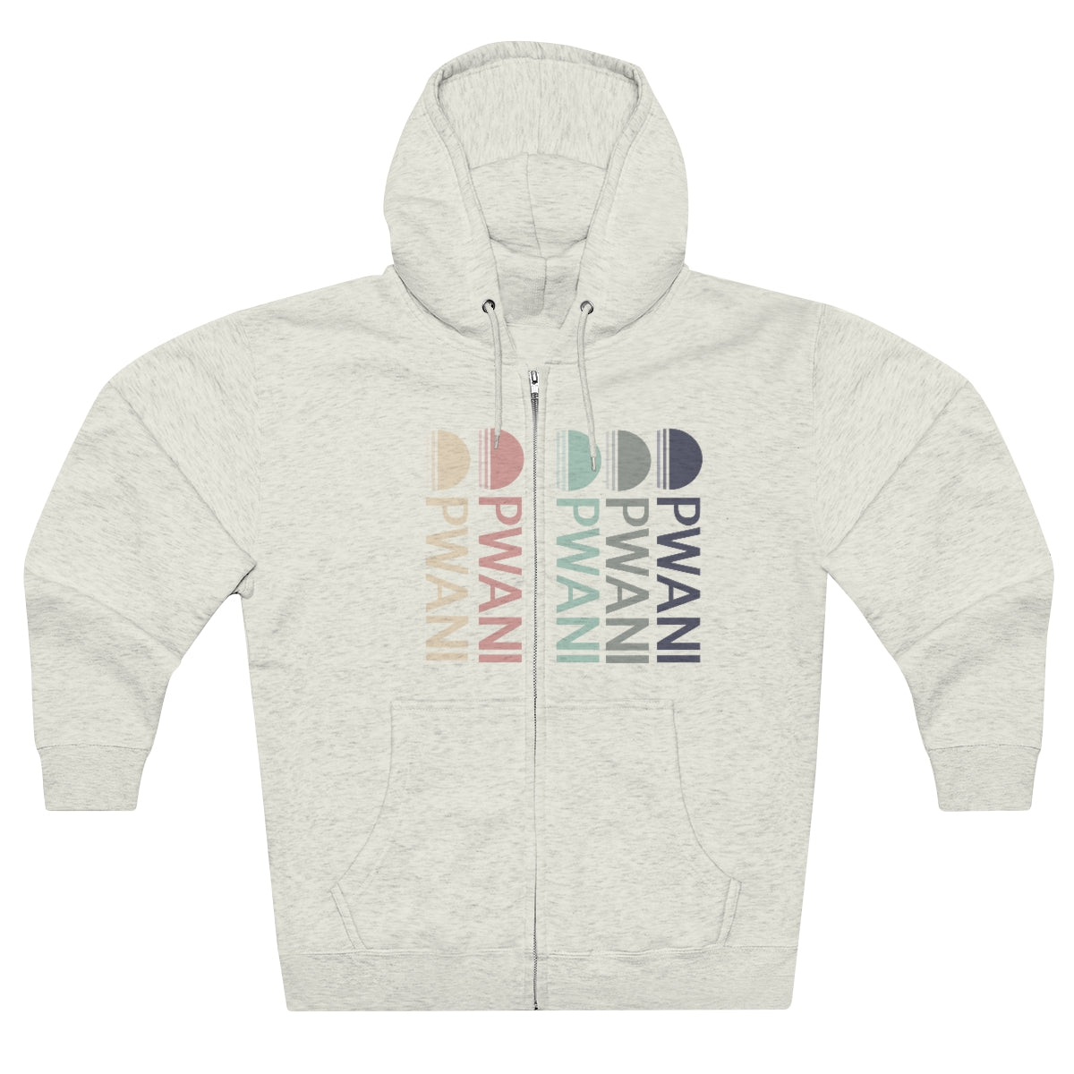 Pwani Colors Unisex Full Zip Hoodie