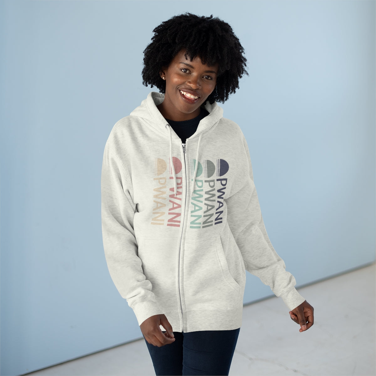 Pwani Colors Unisex Full Zip Hoodie